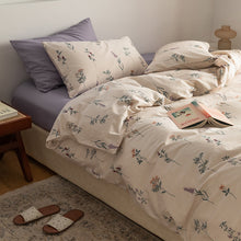 画像をギャラリービューアに読み込む, lavender flower bed linen set | ラベンダー柄ベッドリネンセット
