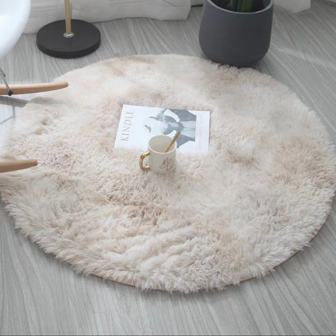 circle fur rug | サークルファーラグ – Sunny Side Up