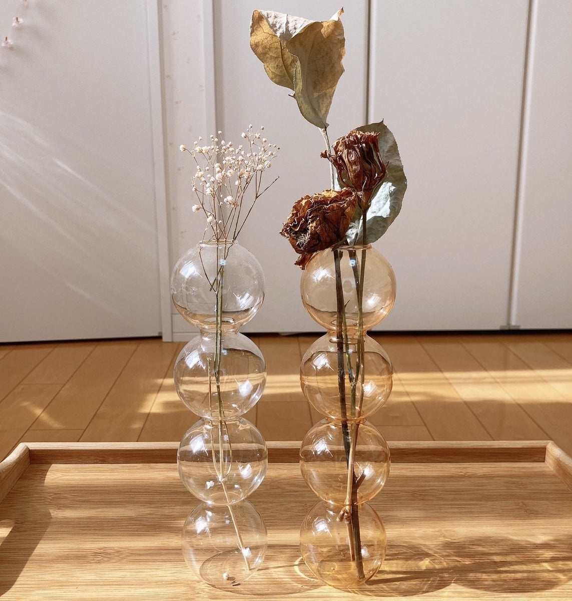 即納】glass bubble flower vase| ガラスバブル花瓶 – Sunny Side Up