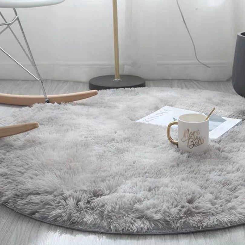 circle fur rug | サークルファーラグ – Sunny Side Up