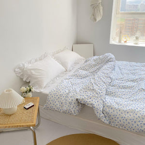 ブルーローズベッドリネン|blue rose bed linen