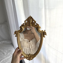 画像をギャラリービューアに読み込む, vintage gold flame mirror | ビンテージフレームミラー
