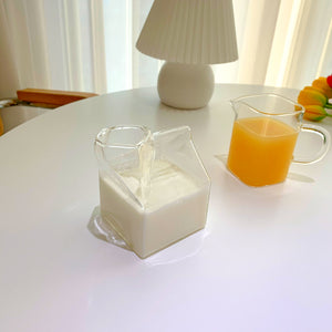 milk pack glass | 牛乳パックグラス