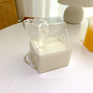 milk pack glass | 牛乳パックグラス