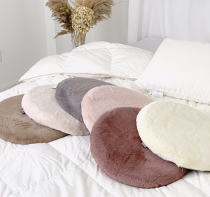 macaron velvet fur cushion | マカロンベルベットファークッション