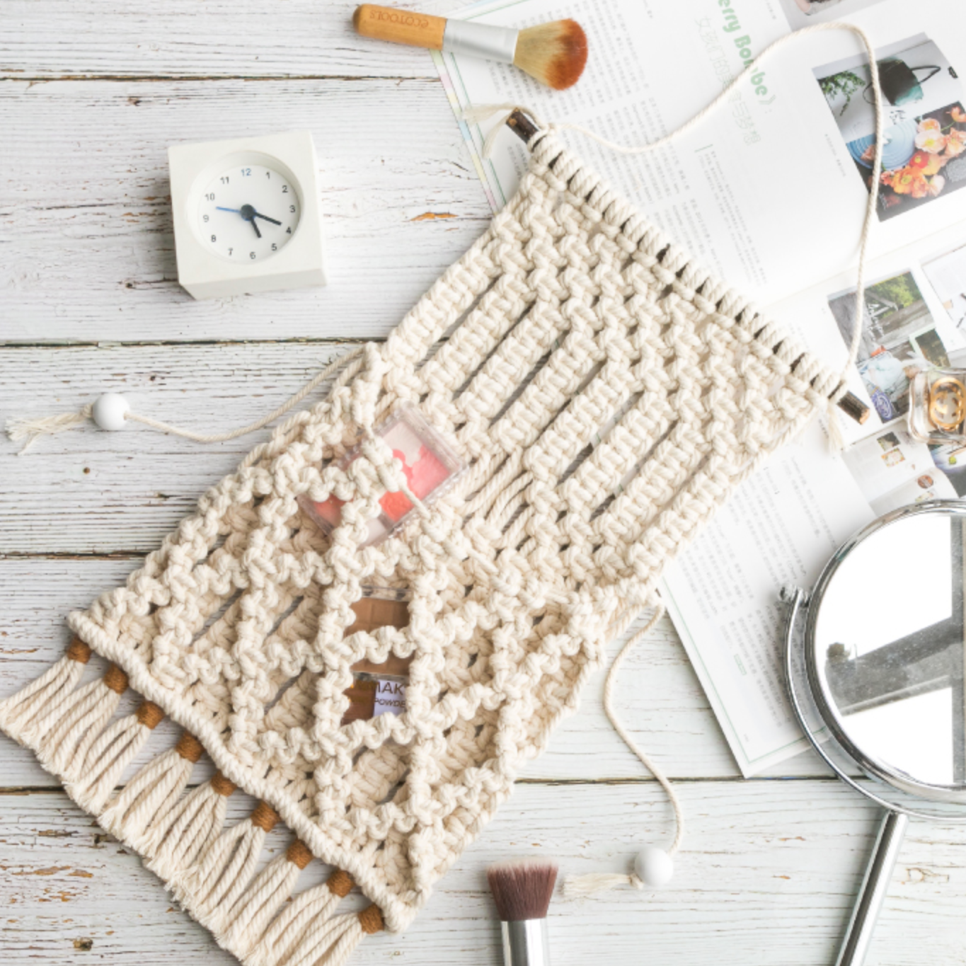 wall hanging knit bag | 壁掛け手編みバッグ – Sunny Side Up