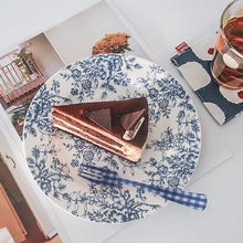 画像をギャラリービューアに読み込む, French dessert plate |フレンチ柄デザートプレート
