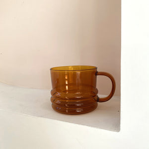 orange glass cup | オレンジグラスカップ