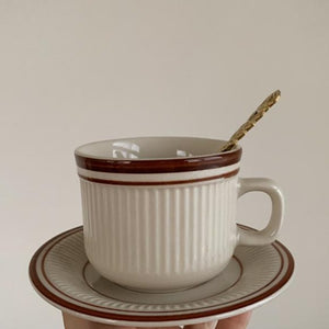 simple brown line cup | シンプルブラウンラインカップ