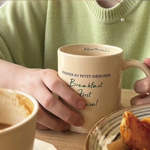 french ceramic coffee cup | フレンチセラミックコーヒーカップ