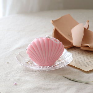 pink shell candle | 貝殻キャンドル