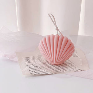pink shell candle | 貝殻キャンドル