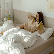 画像をギャラリービューアに読み込む, simple cotton bed set | リバーシブルコットンベッドセット
