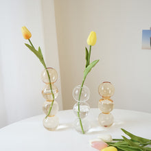 画像をギャラリービューアに読み込む, glass bubble flower vase| ガラスバブル花瓶
