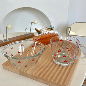 cherry glass kitchen item | チェリーガラスキッチンアイテム