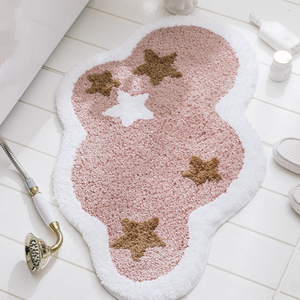 pink cloud bath mat | ピンクバスマット