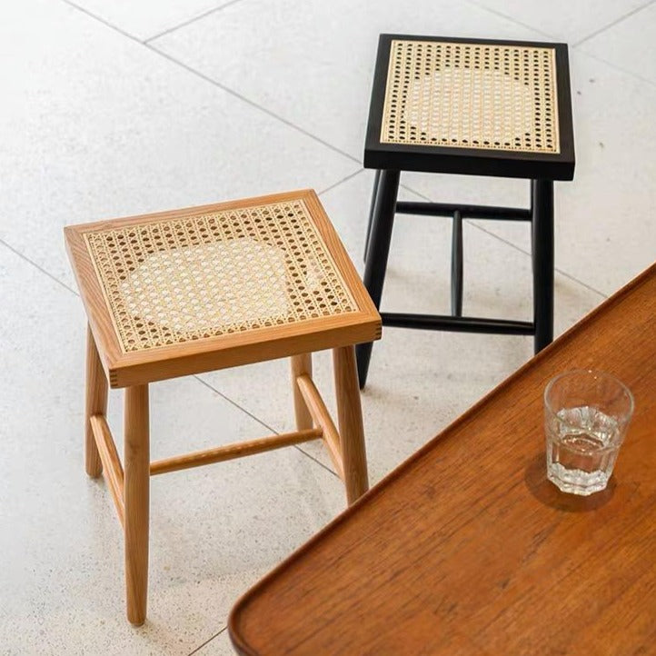 rattan stool | ラタンスツール