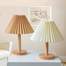 画像をギャラリービューアに読み込む, シンプルプリーツウッドランプ | simple pleats wood lamp
