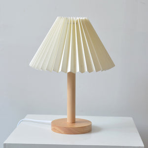 シンプルプリーツウッドランプ | simple pleats wood lamp
