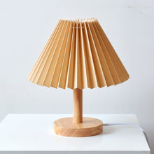 画像をギャラリービューアに読み込む, シンプルプリーツウッドランプ | simple pleats wood lamp
