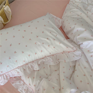 フローラルレースベッドリネン | floral lace bed linen