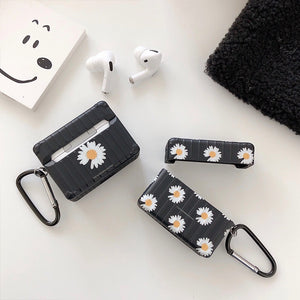 black daisy AirPods case | デイジー柄AirPodsケース