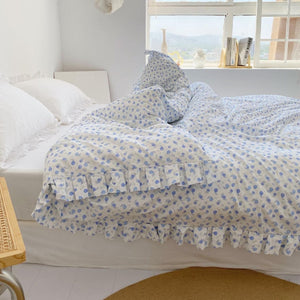 ブルーローズベッドリネン|blue rose bed linen