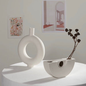 popular ceramic flower vase |　アート陶磁器花瓶