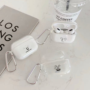 clear face Airpods Pro case | クリアー顔文字Airpods Pro ケース