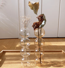 画像をギャラリービューアに読み込む, 【即納】glass bubble flower vase| ガラスバブル花瓶
