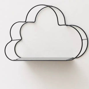 cloud wall shelf | 雲形ワイヤーシェルフ