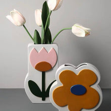 画像をギャラリービューアに読み込む, flower art flower vase short type| フラワーアート花瓶
